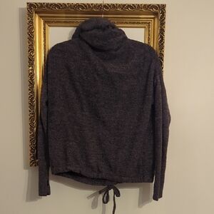 Barefoot Dreams Gray Turtleneck Sweater with Soft Texture